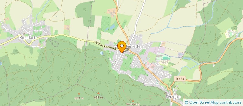 localisation de l'entreprise MONSIEUR ALEXIS STARON  VIEUX-FERRETTE