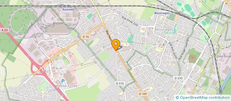 localisation de l'entreprise MONSIEUR ALEXIS STAWOWY  RAISMES