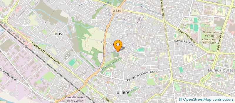 localisation de l'entreprise MONSIEUR ALEXIS STEPANOV à BILLERE