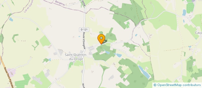 localisation de l'entreprise MONSIEUR ALEXIS SUBERVILLE  SAINT-QUENTIN-DU-DROPT