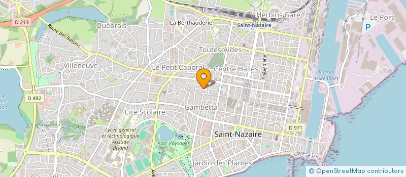 localisation de l'entreprise MONSIEUR ALEXIS SZLAGA  SAINT-NAZAIRE