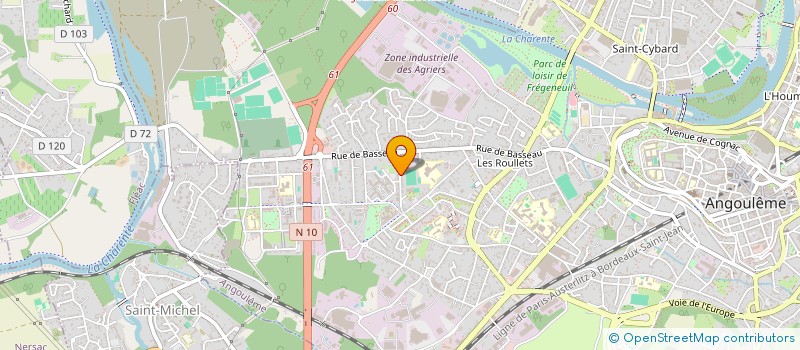 localisation de l'entreprise MONSIEUR ALEXIS TAILLE à ANGOULEME