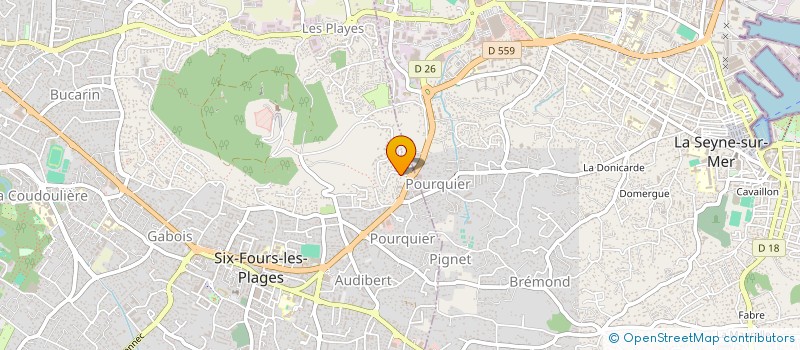 localisation de l'entreprise MONSIEUR ALEXIS TALLONE à SIX-FOURS-LES-PLAGES