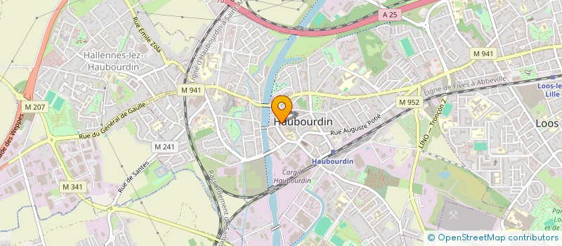 localisation de l'entreprise MONSIEUR ALEXIS TANCRE  HAUBOURDIN