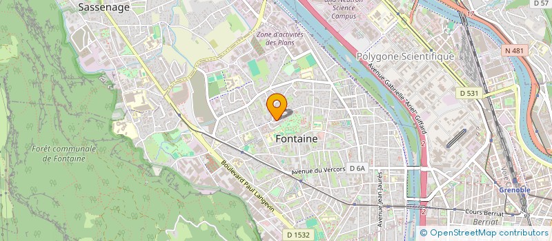 localisation de l'entreprise MONSIEUR ALEXIS TARANTINI  FONTAINE