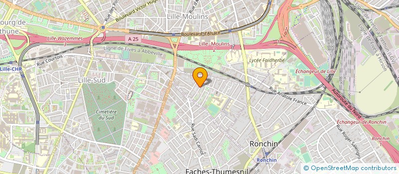 localisation de l'entreprise MONSIEUR ALEXIS TARDIEU à LILLE