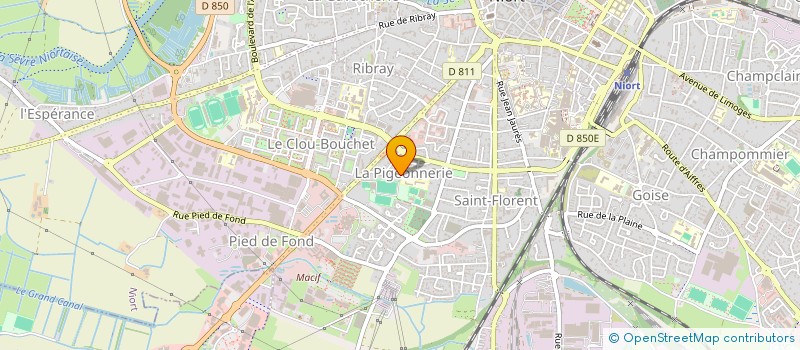 localisation de l'entreprise MONSIEUR ALEXIS TAUNAY à NIORT