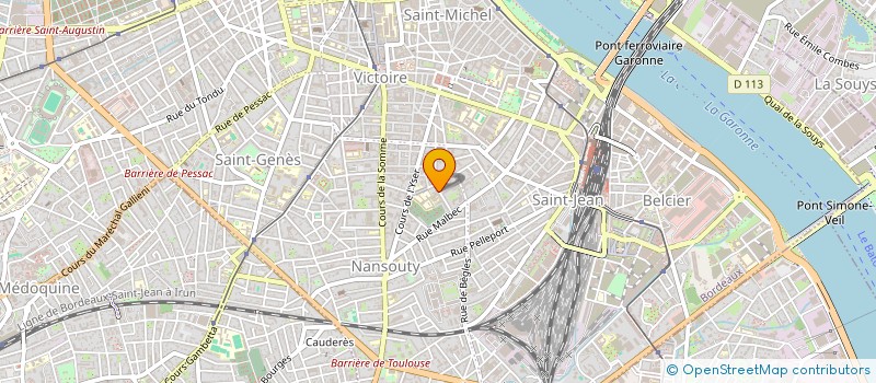 localisation de l'entreprise MONSIEUR ALEXIS TAUZIN  BORDEAUX