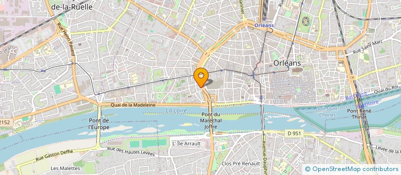 localisation de l'entreprise MONSIEUR ALEXIS TCHOGNINOU à ORLEANS
