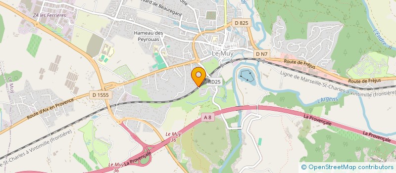 localisation de l'entreprise MONSIEUR ALEXIS TEBOUL  LE MUY