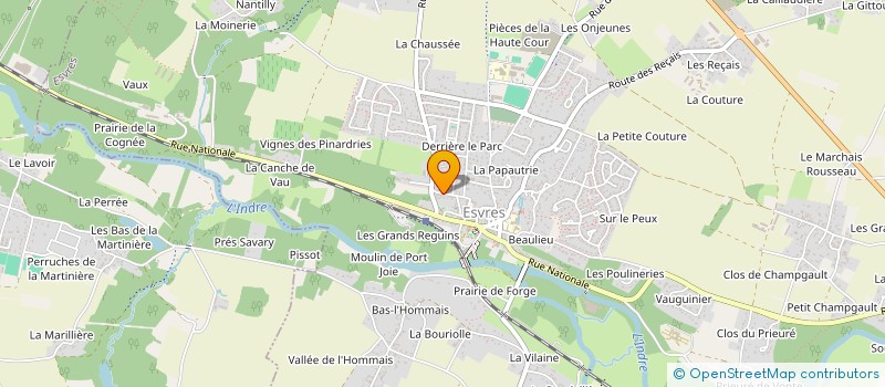 localisation de l'entreprise MONSIEUR ALEXIS THEAUDULLE  ESVRES