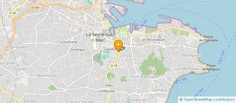 localisation de l'entreprise MONSIEUR ALEXIS THERY à LA SEYNE-SUR-MER