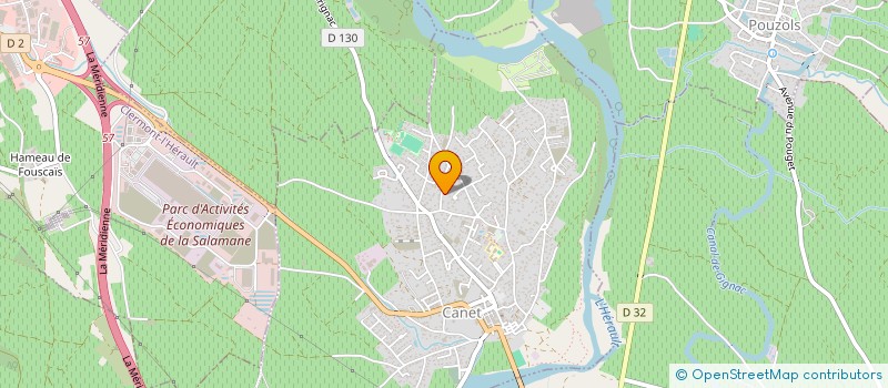 localisation de l'entreprise MONSIEUR ALEXIS THIEBAUT  CANET