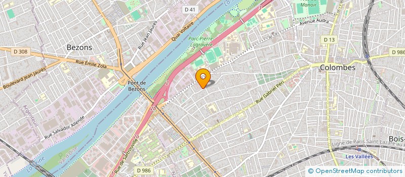 localisation de l'entreprise MONSIEUR ALEXIS THIMOTHEE  COLOMBES