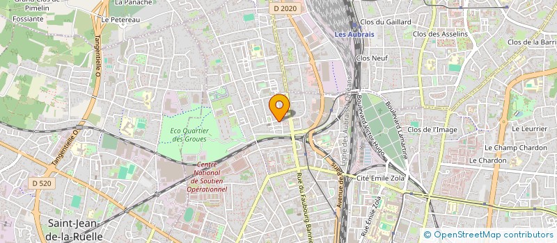 localisation de l'entreprise MONSIEUR ALEXIS THOMAS à ORLEANS