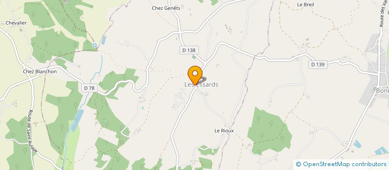 localisation de l'entreprise MONSIEUR ALEXIS THOMAS à LES ESSARDS