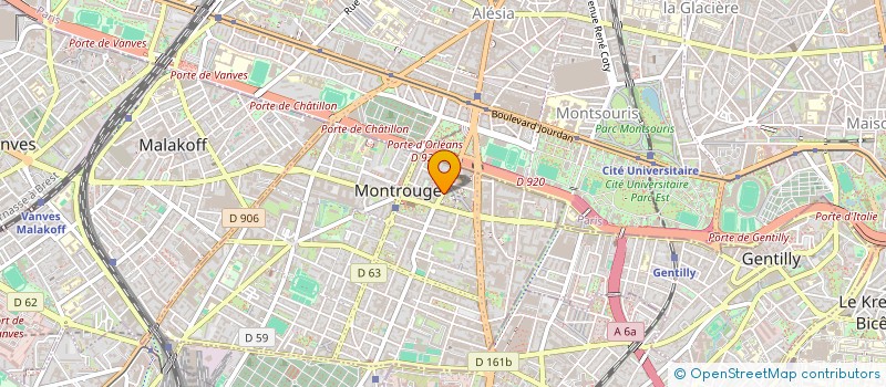 localisation de l'entreprise MONSIEUR ALEXIS THOMAS ETIENN MOREL à MONTROUGE