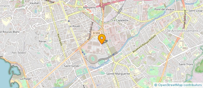 localisation de l'entreprise MONSIEUR ALEXIS THOUVENIN à MARSEILLE