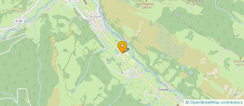 localisation de l'entreprise MONSIEUR ALEXIS TOMACHESKY  CAMPAN