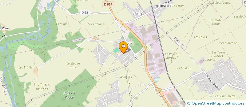 localisation de l'entreprise MONSIEUR ALEXIS TOUCHARD  VILLEFRANCUR