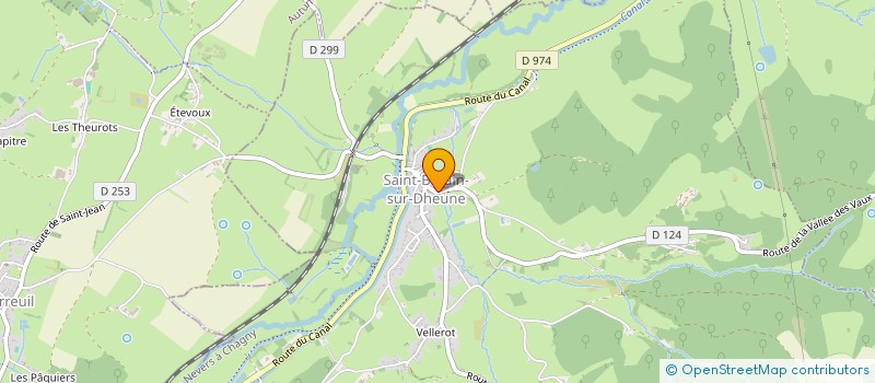 localisation de l'entreprise MONSIEUR ALEXIS TOUILLON  SAINT-BERAIN-SUR-DHEUNE