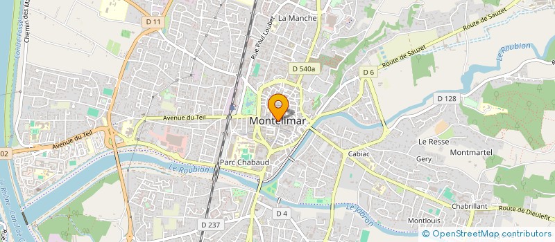 localisation de l'entreprise MONSIEUR ALEXIS TOULAIN  MONTELIMAR