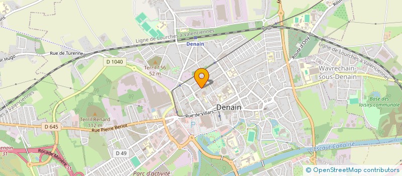 localisation de l'entreprise MONSIEUR ALEXIS TROIA  DENAIN