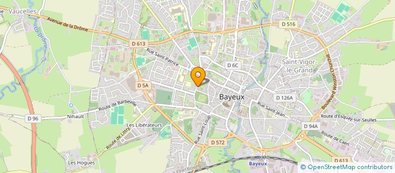 localisation de l'entreprise MONSIEUR ALEXIS TROMBETTA  BAYEUX