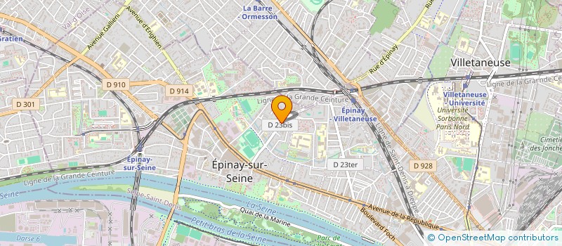 localisation de l'entreprise MONSIEUR ALEXIS TRONVILLE à EPINAY-SUR-SEINE
