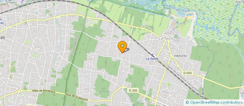 localisation de l'entreprise MONSIEUR ALEXIS TRUONG  LE TEICH