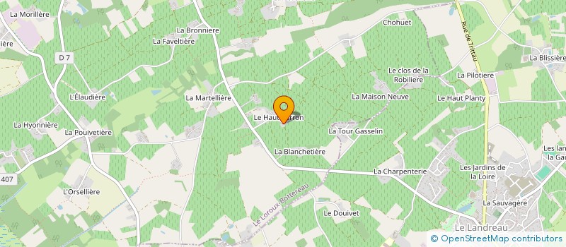 localisation de l'entreprise MONSIEUR ALEXIS TURPAULT  LE LOROUX-BOTTEREAU