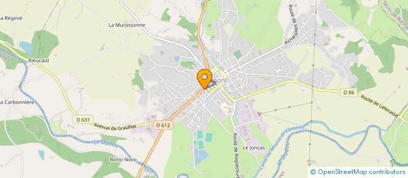 localisation de l'entreprise MONSIEUR ALEXIS TURROQUES  POULAN-POUZOLS