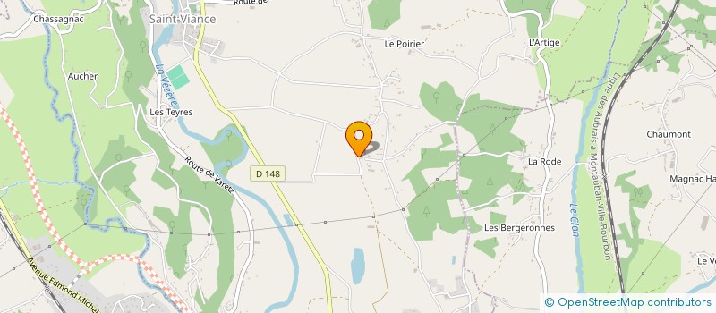 localisation de l'entreprise MONSIEUR ALEXIS UGUEN  ALLASSAC