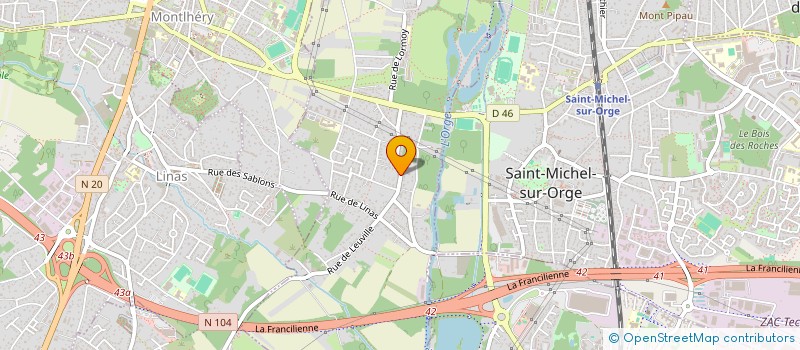 localisation de l'entreprise MONSIEUR ALEXIS USSEGLIO-VERNA à LONGPONT-SUR-ORGE