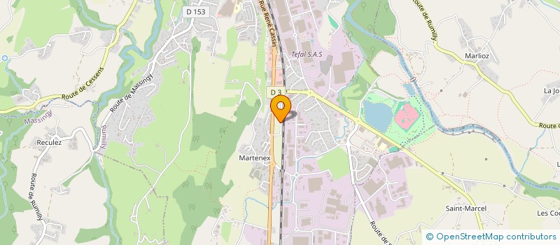 localisation de l'entreprise MONSIEUR ALEXIS VAGLIO  RUMILLY