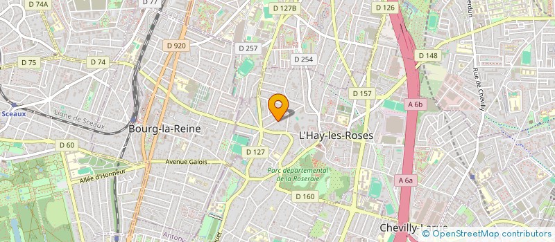 localisation de l'entreprise MONSIEUR ALEXIS VALLADE  L'HAY-LES-ROSES