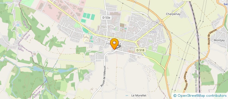 localisation de l'entreprise MONSIEUR ALEXIS VALVERDE  HEYRIEUX