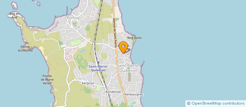 localisation de l'entreprise MONSIEUR ALEXIS VAN DEN BROEK D'OBRENAN  SAINT-PIERRE-QUIBERON