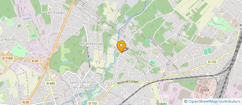 localisation de l'entreprise MONSIEUR ALEXIS VAN LAERE à SAINT-GERMAIN-LES-ARPAJON