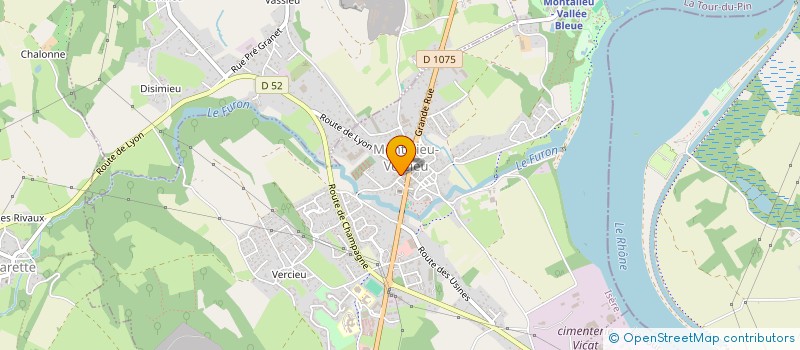 localisation de l'entreprise MONSIEUR ALEXIS VANDEVOORDE  MONTALIEU-VERCIEU