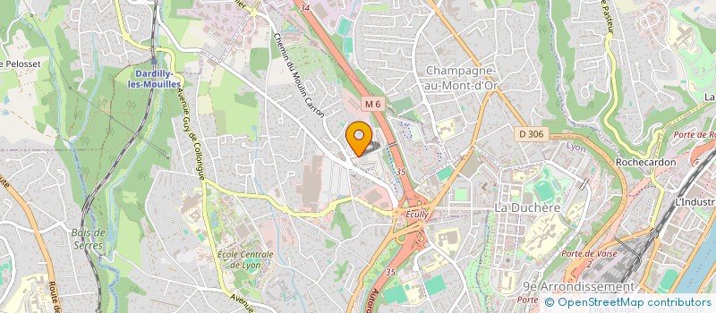 localisation de l'entreprise MONSIEUR ALEXIS VEILLET  ECULLY