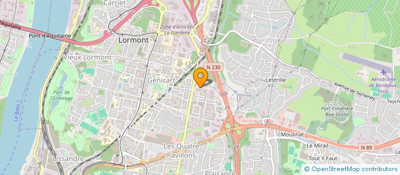 localisation de l'entreprise MONSIEUR ALEXIS VELAYOUDON  LORMONT