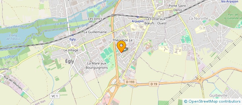 localisation de l'entreprise MONSIEUR ALEXIS VERDEAUX  EGLY