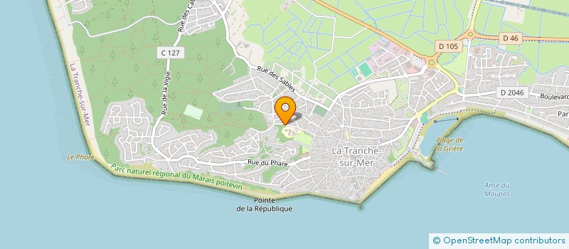 localisation de l'entreprise MONSIEUR ALEXIS VERGER  LA TRANCHE-SUR-MER