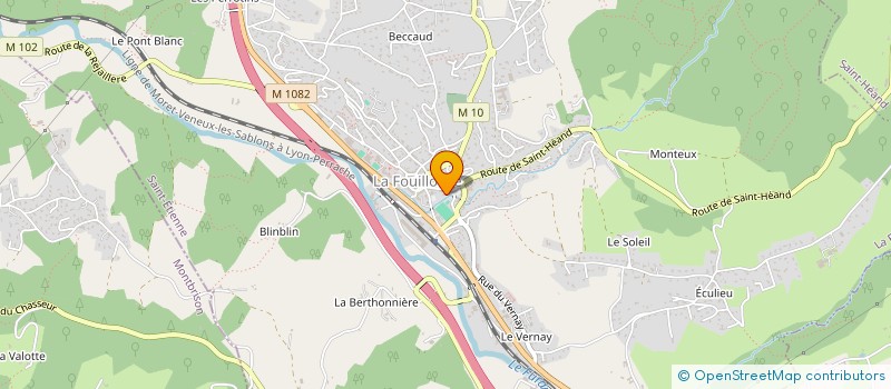 localisation de l'entreprise MONSIEUR ALEXIS VERMOREL  LA FOUILLOUSE