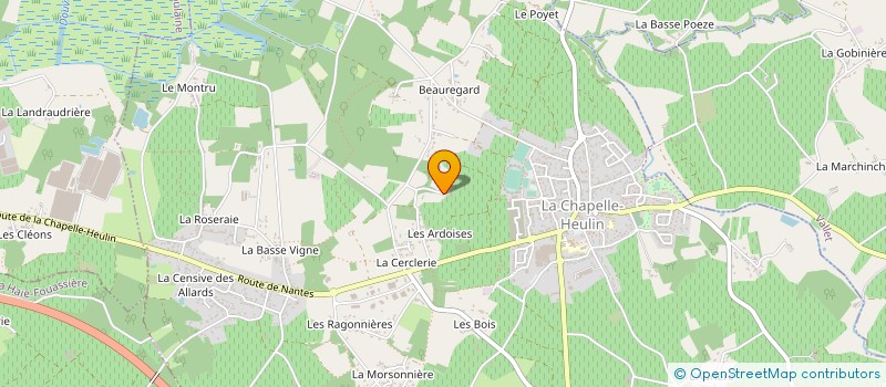 localisation de l'entreprise MONSIEUR ALEXIS VIAUD  LA CHAPELLE-HEULIN