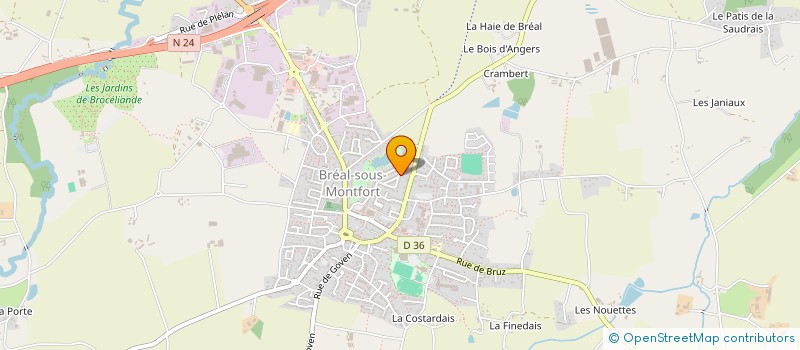 localisation de l'entreprise MONSIEUR ALEXIS VILBOUX  BREAL-SOUS-MONTFORT