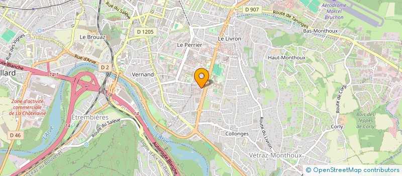 localisation de l'entreprise MONSIEUR ALEXIS VILDARD  VETRAZ-MONTHOUX