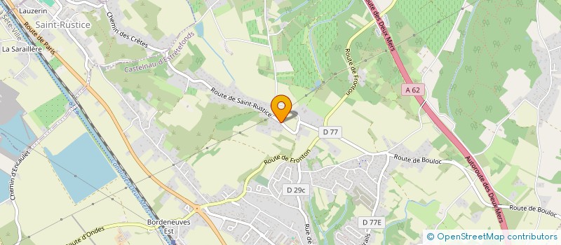 localisation de l'entreprise MONSIEUR ALEXIS VILLEBONNET  CASTELNAU-D'ESTRETEFONDS