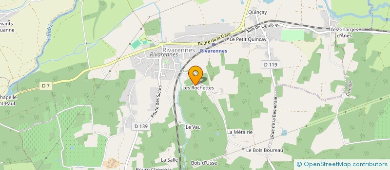 localisation de l'entreprise MONSIEUR ALEXIS VINCENDEAU  RIVARENNES